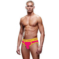 Envy Solid Jock Pink/Yellow L/Xl
