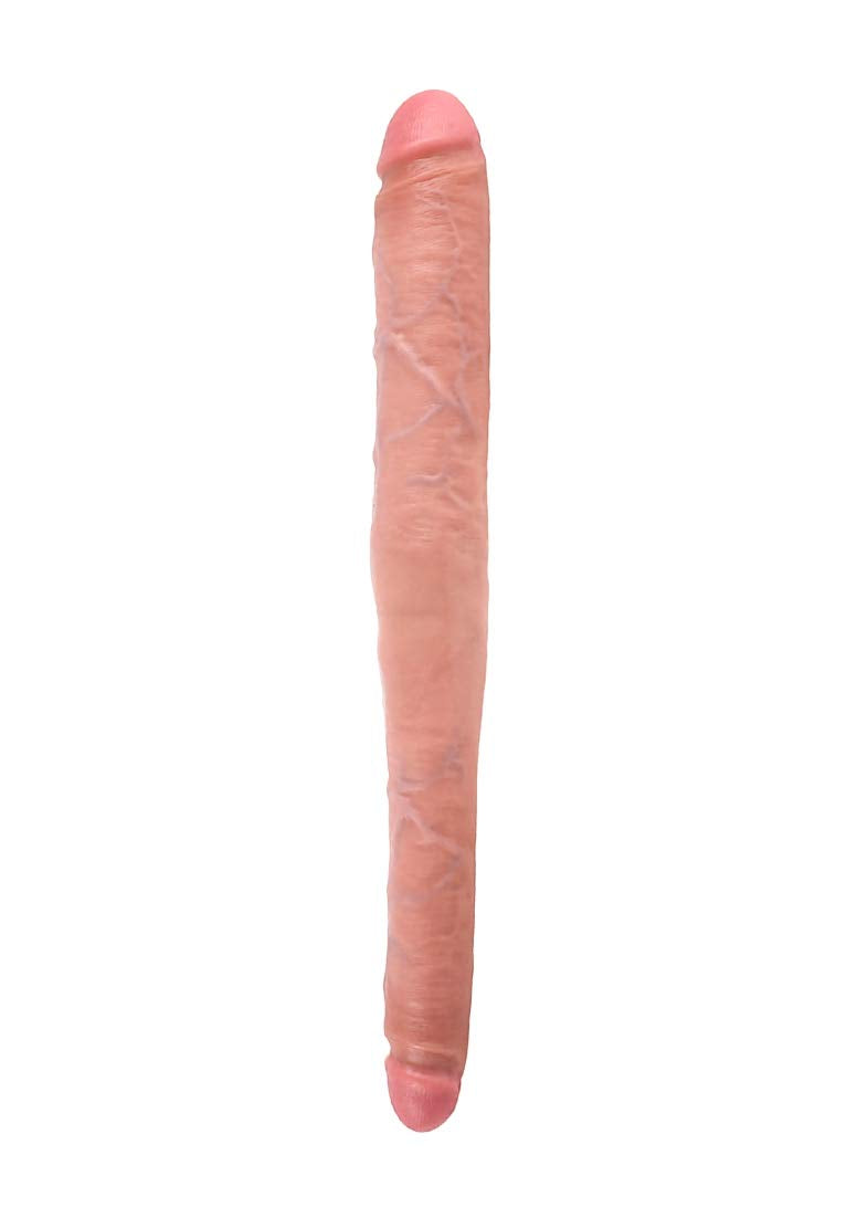 Pipedream King Cock Tapered Double, Flesh, 16 Inch