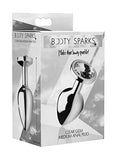 Clear Gem Anal Plug - Medium