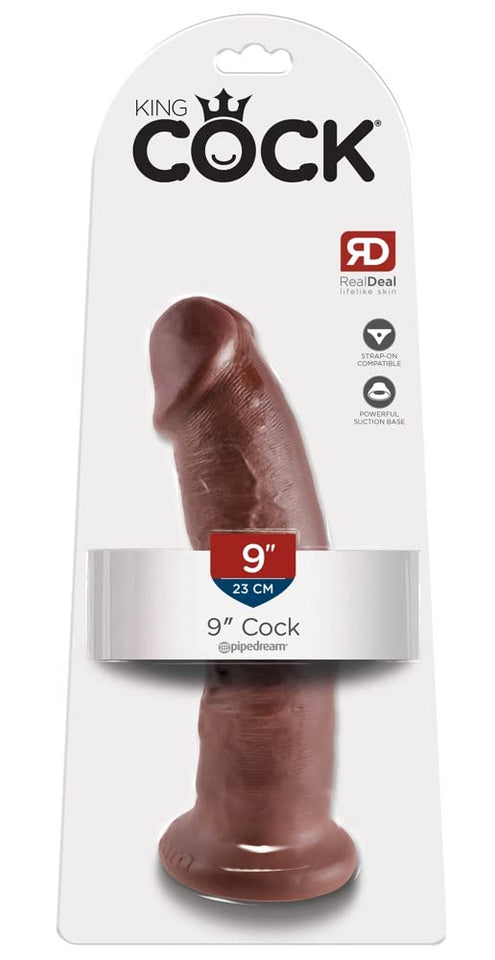 King Cock 9-Inch Cock - Brown