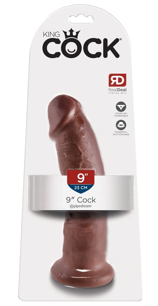King Cock 9-Inch Cock - Brown