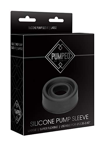 Pumped - Silicone Pump Sleeve Large Blk