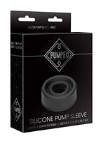 Pumped - Silicone Pump Sleeve Large Blk