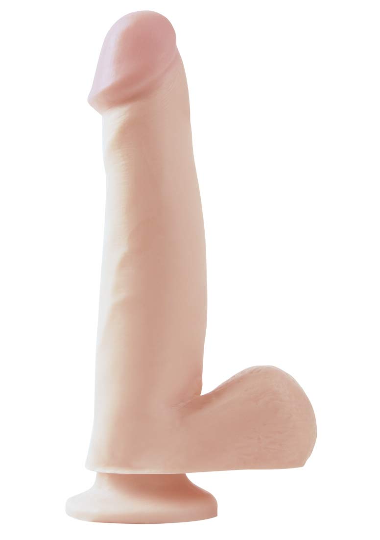 Pipedream Basix 7.5 Dong With Suction, Flesh