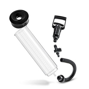 Blush Performance Vx4 - All Natural Male Enhancing Penis Enlargement And Vibrating Masturbation Pump - 2 Ultra Soft Pump Sleeves, Cock Ring For Max Pleasure - 8.5&quot; High Impact Polycarbonate Cylinder