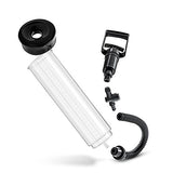 Blush Performance Vx4 - All Natural Male Enhancing Penis Enlargement And Vibrating Masturbation Pump - 2 Ultra Soft Pump Sleeves, Cock Ring For Max Pleasure - 8.5&quot; High Impact Polycarbonate Cylinder