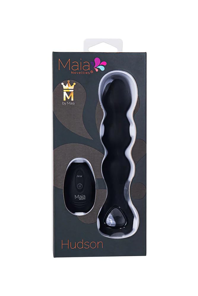 Hudson Rechargeable Remote Control Silicone Anal Plug