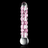 Icicles No. 7- Glass Wand (Clear/Purple)