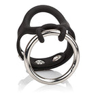 Calexotics Colt Enhancer Set - Silicone Male Enhancement Ring With Support Band - Sex Toys For Men - Black