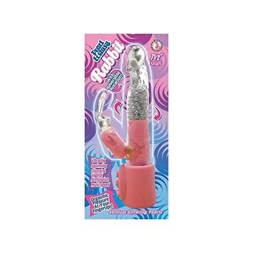 Nasstoys Pearl Ecstasy Rabbit Vibrator, Pink, 7.5 Inch