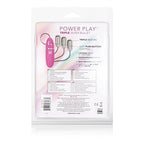 Calexotics Power Play Triple Bullet Vibrator - Waterproof Sex Toys For Couples - Wired Remote Control - Adult Triple Vibe Egg Massager - Pink