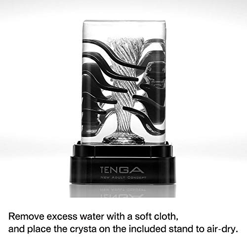 Tenga Reusable Firm Floating Shape Masturbator, Crysta Leaf Cry-001