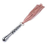 Sm Toy Metal Iron Chain Sex Whip Couple Flirting Whip Adult Toys with Anal Plugs BDSM Training Toy (Pink)