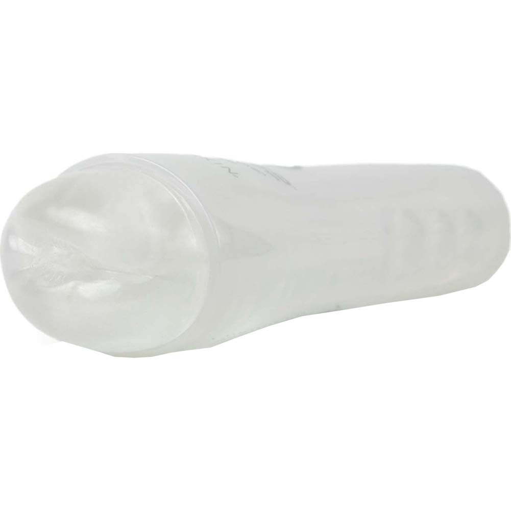 Topco Cyberskin Release Tight Ass Stroker, Clear Vibrating