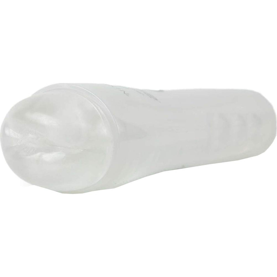 Cyberskin Release Deep Pussy Stroker Clear Vibrating