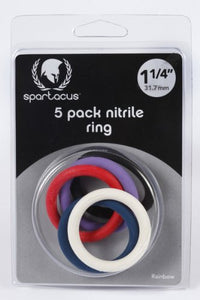 Nitrile C-Ring 1.25In. (5) (Rainbow)
