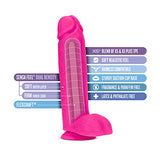Au Naturel Bold Huge Dildo 10In Pink