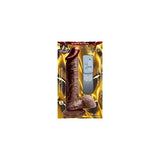 Nasstoys Lifelikes Vibrating Black Knight Vibrator, Brown, 8 Inch