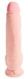 King Cock Plus Triple Density 10 Inch Cock With Balls - Flesh