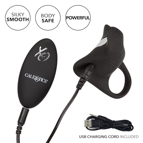 Silicone Rechargeable Remote Pleasurizer Cock Ring