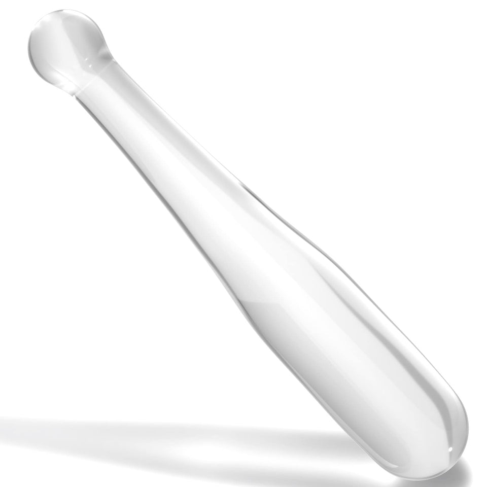 Glass Butt Plug Anal Dildo Pleasure G-spot Wand Baseball Bat Shaped Double Ended Dildo Prostate Massager Fetish Masturbation Sex