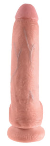 King Cock - 9In Cock W/ Balls Flesh