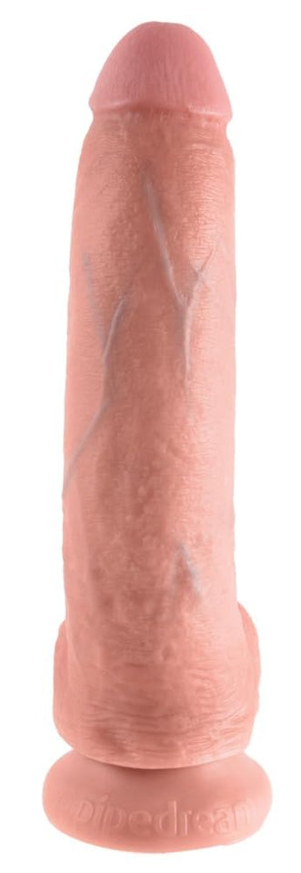 King Cock - 9In Cock W/ Balls Flesh
