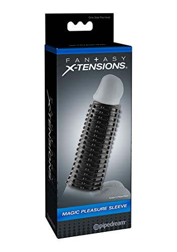 Pipedream Fantasy X-Tensions Magic Pleasure Sleeve Black