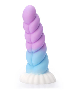 Realistic Monster Silicone Dildo - 7.8'' Shaped Liquid Dildo with Strong Suction Cup, Huge Thick Dildo for Women, Anal Plug Dild