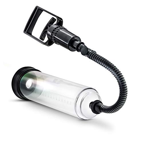 Blush Performance Vx4 - All Natural Male Enhancing Penis Enlargement And Vibrating Masturbation Pump - 2 Ultra Soft Pump Sleeves, Cock Ring For Max Pleasure - 8.5&quot; High Impact Polycarbonate Cylinder