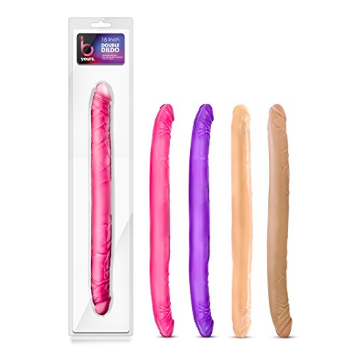 B Yours - 16In Double Dildo - Pink