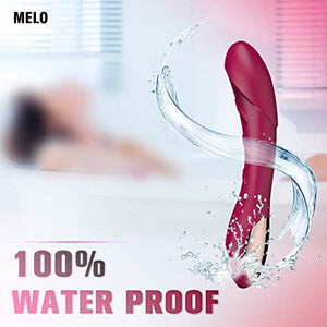 G Spot Dildo Vibrator For Vagina Clitoris Anal Stimulation, Waterproof Rechargeable Quiet Vibrating Powerful Vibrators Adult Sex Toy Gift For Women Couple With 12 Vibration Mode- Melo