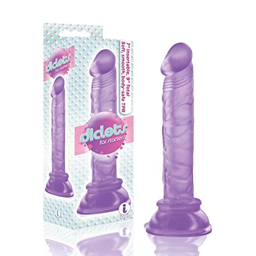 The 9S Diclets 8"Jelly Tpr Dong Purple