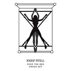 Fifty Shades Keep Still Over The Bed Cross Restraint Silver