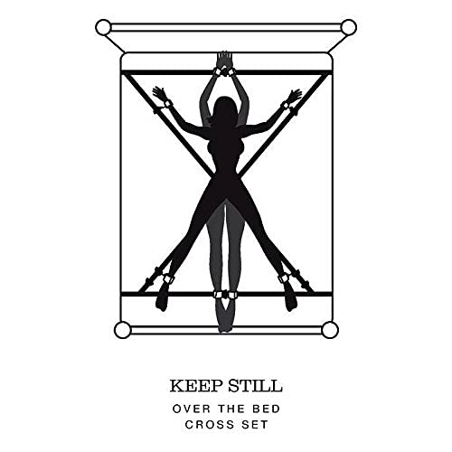 Fifty Shades Keep Still Over The Bed Cross Restraint Silver