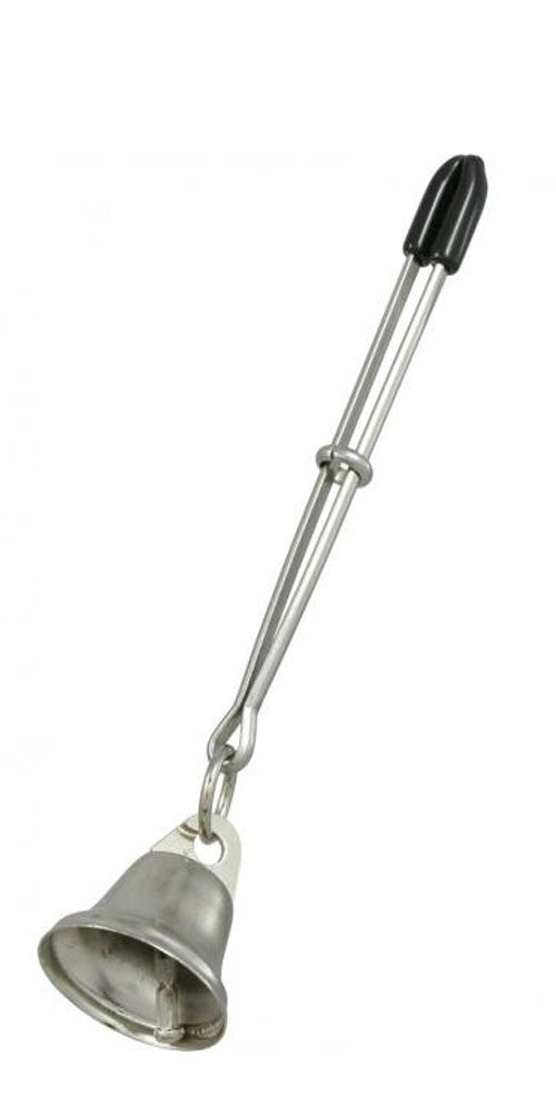 Spartacus Bell Clit Clamp with Tweezer Tip, Silver