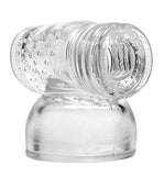 Wand Essentials Hummingbird Masturbator Attachment Vibrating Massager Attachments For Men And Women Dual Sided Textured Sensory Personal Massage Tool Accessory 3.25 In X 1.25 In