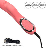 Calexotics Enchanted Tickler Massager - Waterproof Vibrator Toys For Couples - Adult Sex Clitoral G Spot Rabbit Massager - Pink,