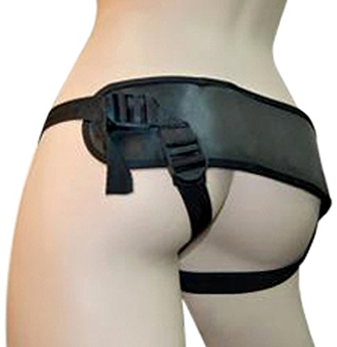 Real Skin All American Whoppers Universal Harness Dildo, Black