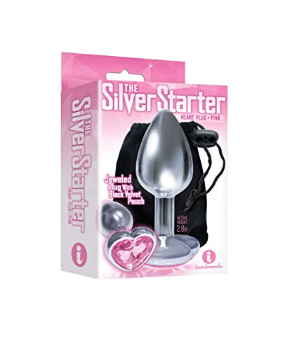 The 9S Silver Starter Heart Plug Pink