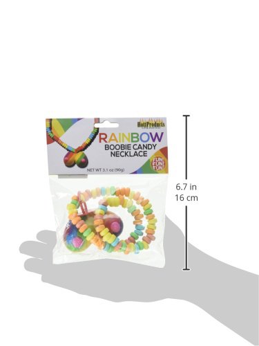 Rainbow Boobie Candy Necklace