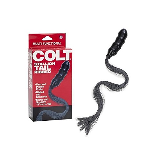 Calexotics Colt Stallion Tail - Ribbed, Black
