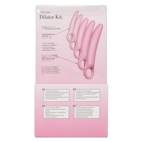 Calexotics Se-4805-05-3 Inspire Silicone Dilator Kit, Pink, 5Pcs