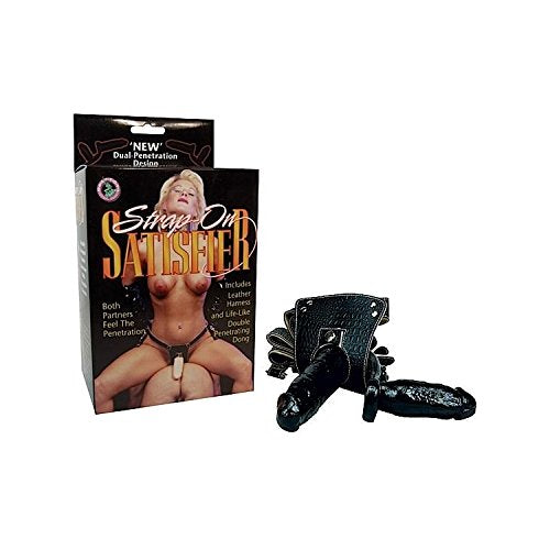 Nasstoys Dual Penetration Strap-On Satisfier, Black,
