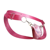 Male Basics Dngeon Snap Jockstrap Pink Mirror O/S