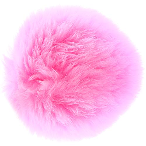 Cousins Group Iris Med Silver Plug With Pom Pom, Pink
