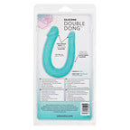 CalExotics SE-0311-75-2 Silicone Double Dong AC/DC Dong - Teal