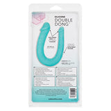CalExotics SE-0311-75-2 Silicone Double Dong AC/DC Dong - Teal