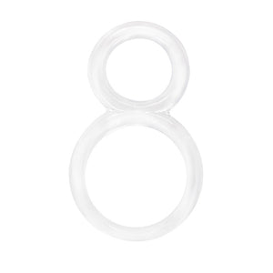 Screaming O Ofinity Cock Ring, Clear - Double Cock Ring - Penis Ring, Stretchy, Comfortable Pleasure Ring - Couple Sex Toys, Dic