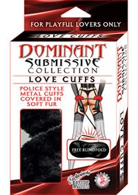 Dominant Submissive Collection Loves Cuffs- Black